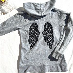 Victoria Secret ANGEL zip up hoodie size S